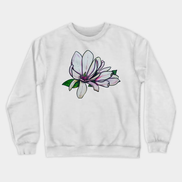 Magnolia Magic Crewneck Sweatshirt by Kirsty Topps